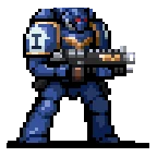 Brother Luca — official in-game pixel sprite