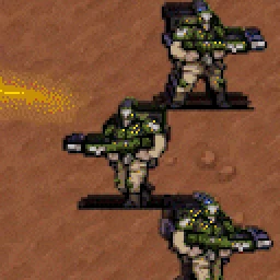 Lasgun — official in-game pixel sprite